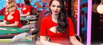 Area permainan kasino lengkap dengan mesin slot dan meja live casino